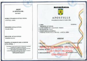 DỊCH VỤ HỢP PHÁP HOÁ LÃNH SỰ ROMANIA (RU-MA-NI)