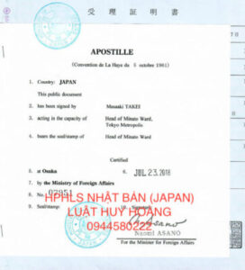 DỊCH VỤ HỢP PHÁP HOÁ LÃNH SỰ NHẬT BẢN (JAPAN)